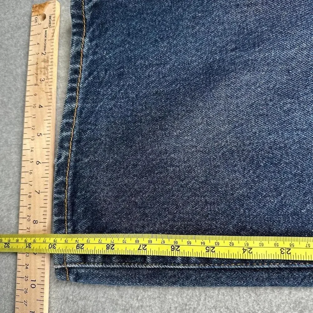 Vintage Levi 517 Jeans Boot Cut Mens 36x30 Y2K Blue Faded Western Rodeo 90s 2000
